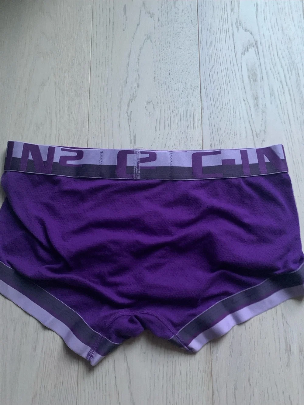 2xist Purple Boxer Briefs with Lavender Accents